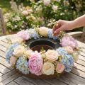 Anel de espuma floral com base OASIS® Renewal® Floral Foam Biolit® 38cm (2 unidades) | Floristik24.pt