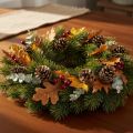 Pinhas de amieiro, produto natural para decoração e artesanato, douradas, 3 cm, 300 g | Floristik24.pt
