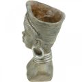 Floristik24 Cabeça de planta busto mulher africana vaso de flores cerâmica H29cm