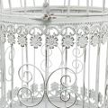 Floristik24 Decoração de primavera, gaiola para pendurar, decoração de metal, vintage, decoração de casamento 28,5cm