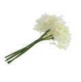 Floristik24 Hortênsia ramo de flores artificiais brancas L27cm