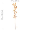 Galho decorativo de jardim com pássaros, em metal, 100 cm | Floristik24.pt