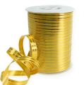 Floristik24 Fita dividida 2 listras douradas sobre ouro 10mm 250m