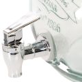 Dispensador de Bebidas em Vidro com Torneira e Conjunto de 4 Copos, 25,5 cm | Floristik24.pt