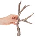 Chifres decorativos artificiais, enfeites natalinos rústicos, 29 cm, 2 peças | Floristik24.pt