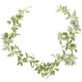 Floristik24 Guirlanda artificial com folhas variegadas, 175 cm