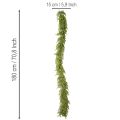 Guirlanda artificial de cipreste com pinhas, 180 cm, para mesa e porta. | Floristik24.pt
