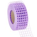 Floristik24 Fita adesiva de malha roxa, 4,5 cm de largura, rolo de fita decorativa para trabalhos manuais criativos, 10 m