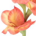 Gladíolo artificial com muitas flores para um buquê, 88 cm | Floristik24.pt