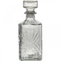 Floristik24 Garrafa de vidro, garrafa de vidro com rolha, jarra de vidro A24cm