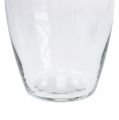 Floristik24 Vaso de vidro Capota transparente Ø13,5cm A19,5cm