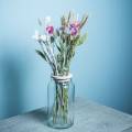 Floristik24 Vaso de vidro com tampa, vaso decorativo, tampa perfurada, arranjo de flores