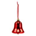 Floristik24 Bell vermelho para pendurar plástico 3pcs