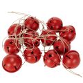 Pingentes decorativos em forma de sino com motivo de estrela, 3 cm, 9 peças | Floristik24.pt