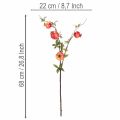 Ramo artificial de romã para decoração de mesa, 68 cm | Floristik24.pt