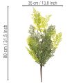 Ramo de samambaia artificial, delicado, para vaso, 80 cm | Floristik24.pt