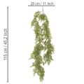 Guirlanda artística de galhos de coníferas para decoração de mesa e janela, 115 cm | Floristik24.pt