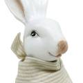 Floristik24 Decoração de Páscoa coelho borda assento 26 cm coelhinho da Páscoa figura 2pcs