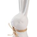 Floristik24 Cabeça de coelho decoração coelhinho da Páscoa coelho branco cerâmica 17cm