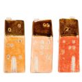 Casa decorativa em miniatura de cerâmica para peitoril de janela, 10 cm, 3 peças | Floristik24.pt