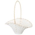 Floristik24 Cesta para daminha de casamento, 24 cm x 17 cm