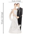 Estatueta de casamento com noivos, 10,5 cm | Floristik24.pt