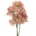Floristik24 Ramo de flor rosa artificial de sabugueiro 52 cm 4 unidades