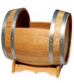 Floristik24 Barril de planta, barril de madeira de carvalho deitado Ø41cm