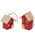 Conjunto de decoração suspensa para casa, estilo escandinavo, 7 cm, 6 peças | Floristik24.pt