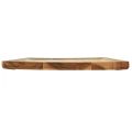 Floristik24 Bandeja de madeira bandeja de servir madeira madeira de mangueira natural 24,5 cm
