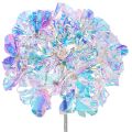 Floristik24 Ramo artificial de hortênsia florida em cores iridescentes, 36 cm, 2 peças.