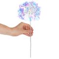 Ramo artificial de hortênsia florida em cores iridescentes, 36 cm, 2 peças. | Floristik24.pt