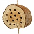 Floristik24 Inseto hotel madeira H65cm ajuda a nidificar para pendurar