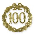 Floristik24 Aniversário número 100 em ouro