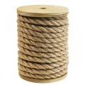 Floristik24 Cordão de juta Cordão de juta fibra natural natural cordão decorativo Ø7mm 5m