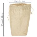 Saco de juta 13,5×11cm A25cm | Floristik24.pt