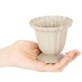 Tigela decorativa, troféu cor creme, pequena, 10 cm | Floristik24.pt