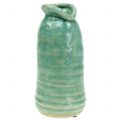 Floristik24 Vaso de cerâmica antigo azul H21cm