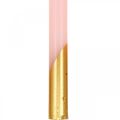 Velas de árvore velas pirâmide rosa, velas douradas A105mm 10p