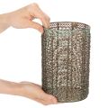 Castiçais de metal para velas pequenas, Ø8/10/13cm, conjunto de 3 | Floristik24.pt