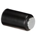 Suporte magnético redondo para velas, preto fosco, para velas cônicas de 25 mm, conjunto com 4 peças. | Floristik24.pt