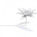 Floristik24 Decoração de casamento, flor de castiçal, primavera, decoração de vela, castiçal de metal
