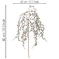 Ramo de pinheiro artificial com pinhas, ramo de pinheiro decorativo, artificial, 80 cm, 3 peças | Floristik24.pt