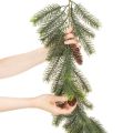 Ramo de pinheiro decorativo, guirlanda artificial para arranjos de inverno, 190 cm | Floristik24.pt