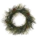 Floristik24 Coroa artificial de ramos de pinheiro com pinhas, 60 cm