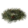 Coroa artificial de ramos de pinheiro com pinhas, 60 cm | Floristik24.pt