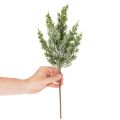 Ramo de pinheiro artificial coberto de neve para arranjos florais e decoração de Advento, 40 cm, 3 peças | Floristik24.pt