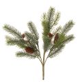 Floristik24 Ramo de pinheiro artificial com decoração de cone, 41 cm