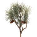 Floristik24 Ramo de pinheiro artificial com pinhas, decoração para sala de estar, 93 cm