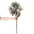 Ramo de pinheiro artificial com pinhas, decoração para sala de estar, 93 cm | Floristik24.pt